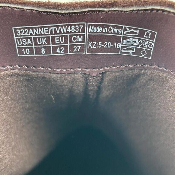 Vionic Anne Leather Heeled Chelsea Boot US 10 Snakeskin Brown Ankle Booties - Picture 10 of 10